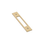 Emtek Modern Cabinet Backplate For Pull Flat Black - 4 in