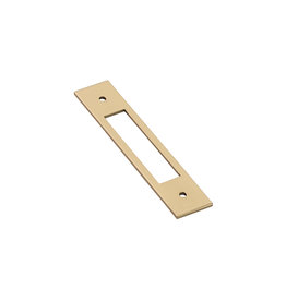 Emtek Modern Cabinet Backplate For Pull Satin Brass - 10 in