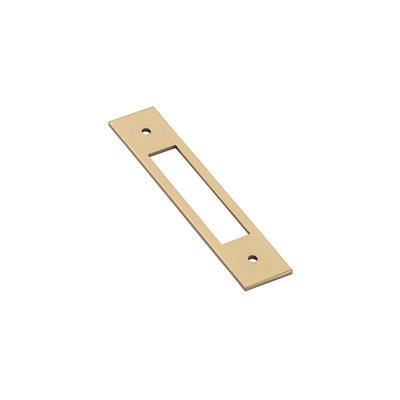 Emtek Modern Cabinet Backplate For Pull Satin Nickel - 12 in