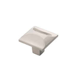 Hickory Hardware Hickory Hardware Crest Square Knob Satin Nickel - 1 1/4 in