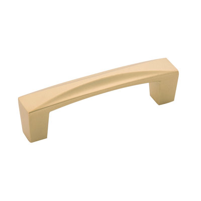 Hickory Hardware Crest Pull Flat Ultra Brass - 3 in