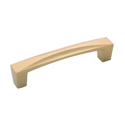 Hickory Hardware Crest Pull Flat Ultra Brass - 3 3/4 in