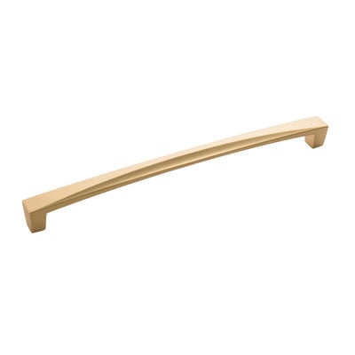 Hickory Hardware Crest Pull Flat Ultra Brass - 8 13/16 in