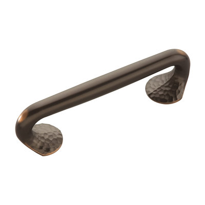 Hickory Hardware Craftsman Pull Oil-Rubbed Bronze Highlighted - 3 3/4 in