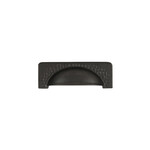 Hickory Hardware Craftsman Cup Pull Black Iron - 3 3/4 in