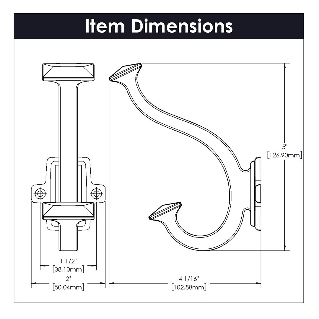 Hickory Hardware Bungalow Hook