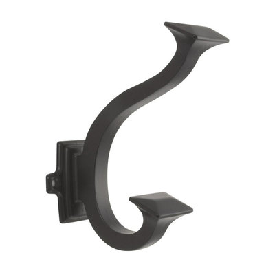 Hickory Hardware Bungalow Hook Matte Black - 1 1/2 in