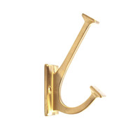 Skylight Hook Brushed Golden Brass - 4 7/8 in