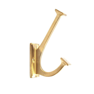 Hickory Hardware Skylight Hook Brushed Golden Brass - 4 7/8 in