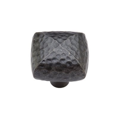 Hickory Hardware Mountain Lodge Square Knob Black Iron - 1 1/4 in