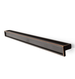 Marathon Hardware Concrete Pull Black with Copper - 12 5/8 in