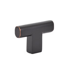 Emtek Trail T-Knob Oil-Rubbed Bronze - 2 in