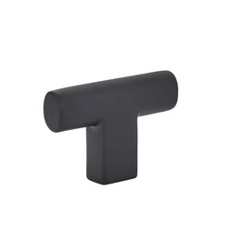 Emtek Trail T-Knob Flat Black - 2 in