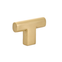 Trail T-Knob Unlacquered Brass - 2 in