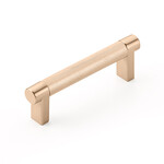 Emtek Select Cabinet Pull Knurled Satin Copper - 6 in