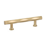 Emtek Tribeca Pull Satin Brass - 3 1/2 in