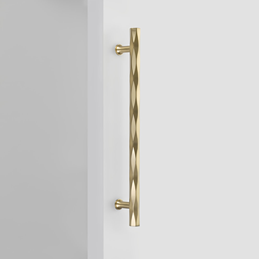 Tribeca Appliance Pull Satin Brass - 18 in - Handles & More