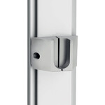 Eureka Eureka Slim Oval Closet Rod Holder Anodized Matte