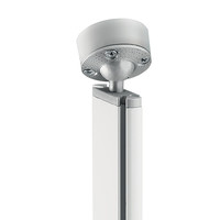 Eureka Slim Angled Ceiling Connector Anodized Matte