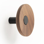 Viefe Zoot Hook Matte Black and Walnut - 3 1/2 in