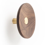 Viefe Zoot Hook Dark Brass and Walnut - 4 3/4 in