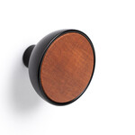 Viefe Bol Hook Matte Black and Sapele - 1 3/4 in