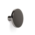 Viefe Como Hook Polished Black Nickel - 1 5/8 in