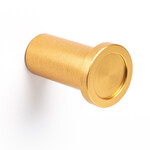 Viefe Round Hook Brushed Brass - 1 1/8 in