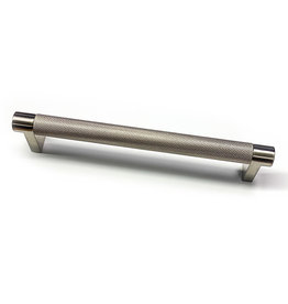 Emtek Select Cabinet Pull Knurled Satin Nickel - 6 in