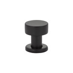 Emtek Cadet Knob Flat Black - 1 in