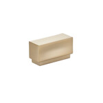 Emtek Cinder Knob Satin Brass - 1 5/8 in
