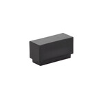 Emtek Cinder Knob Flat Black - 1 5/8 in