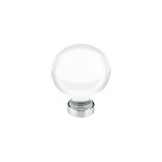 Emtek Bristol Knob Clear - 1 1/4 in