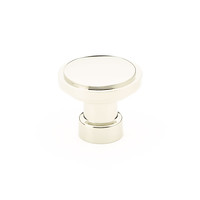 Haydon Wardrobe Knob Polished Nickel - 1 3/4 in