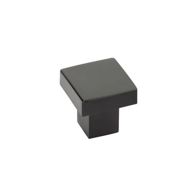 Emtek Hunter Knob Flat Black - 1 5/8 in