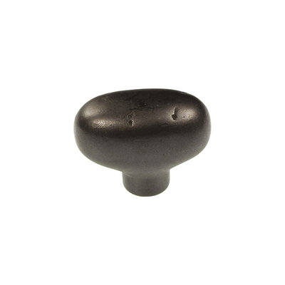 Hickory Hardware Carbonite Knob Black Iron - 1 7/8 in