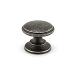 Marathon Hardware Linwood Knob Weathered Steel - 1 1/4 in
