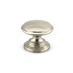 Marathon Hardware Linwood Knob Brushed Satin Nickel - 1 1/4 in