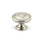Marathon Hardware Rook Knob Brushed Satin Nickel - 1 1/4 in