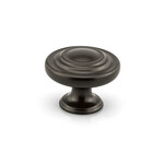 Marathon Hardware Rook Knob Oil-Rubbed Bronze - 1 1/4 in