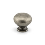 Marathon Hardware Volta Knob Weathered Iron - 1 1/4 in