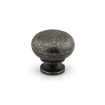 Marathon Hardware Volta Knob Weathered Steel - 1 1/4 in