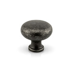 Marathon Hardware Minto Knob Weathered Steel - 1 1/4 in