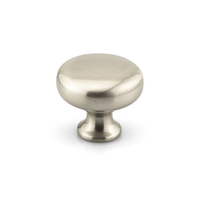 Marathon Hardware Minto Knob Brushed Satin Nickel - 1 1/4 in