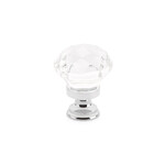 Emtek Diamond Knob Clear - 1 1/4 in
