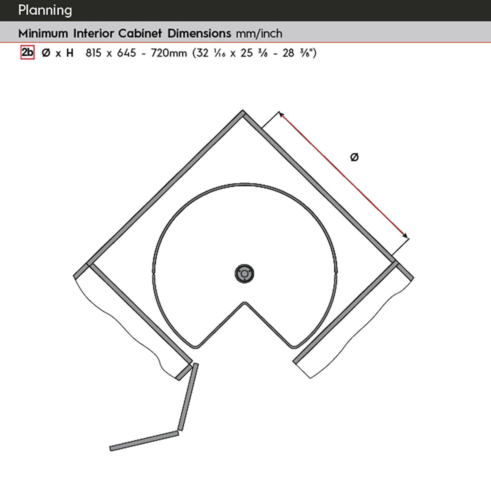 Vibo Galaxy Kidney Shaped Lazy Susan