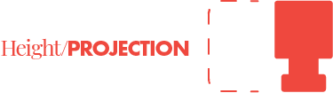 Diagram of knob showing projection measurement