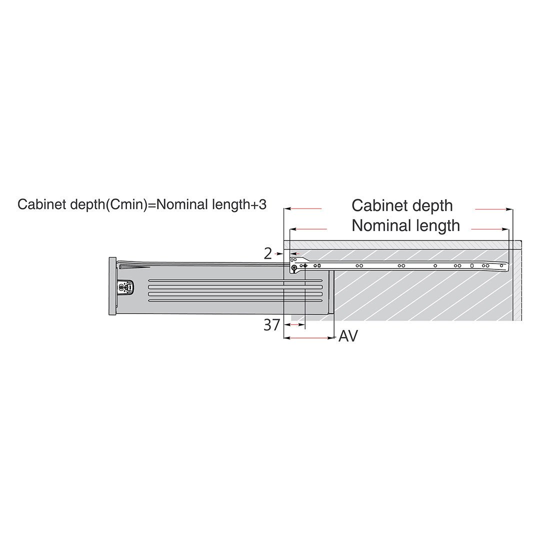 DTC DTC Metalbox Drawer Kit Soft-Close