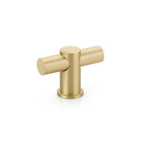 Foncé T-Knob Satin Brass - 2 in