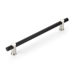 Schaub Foncé Appliance Pull Matte Black/Polished Nickel - 12 in